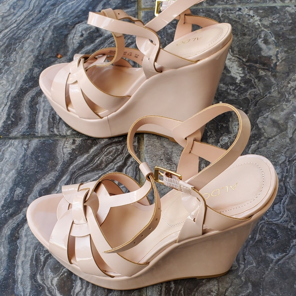 ALDO Wedge Sandals, size 7.5